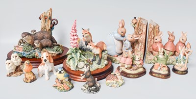 Lot 229 - Border Fine Arts Wildlife Models, Including:...