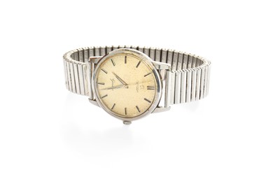 Lot 353 - A Stainless Steel Omega Geneve Wristwatch