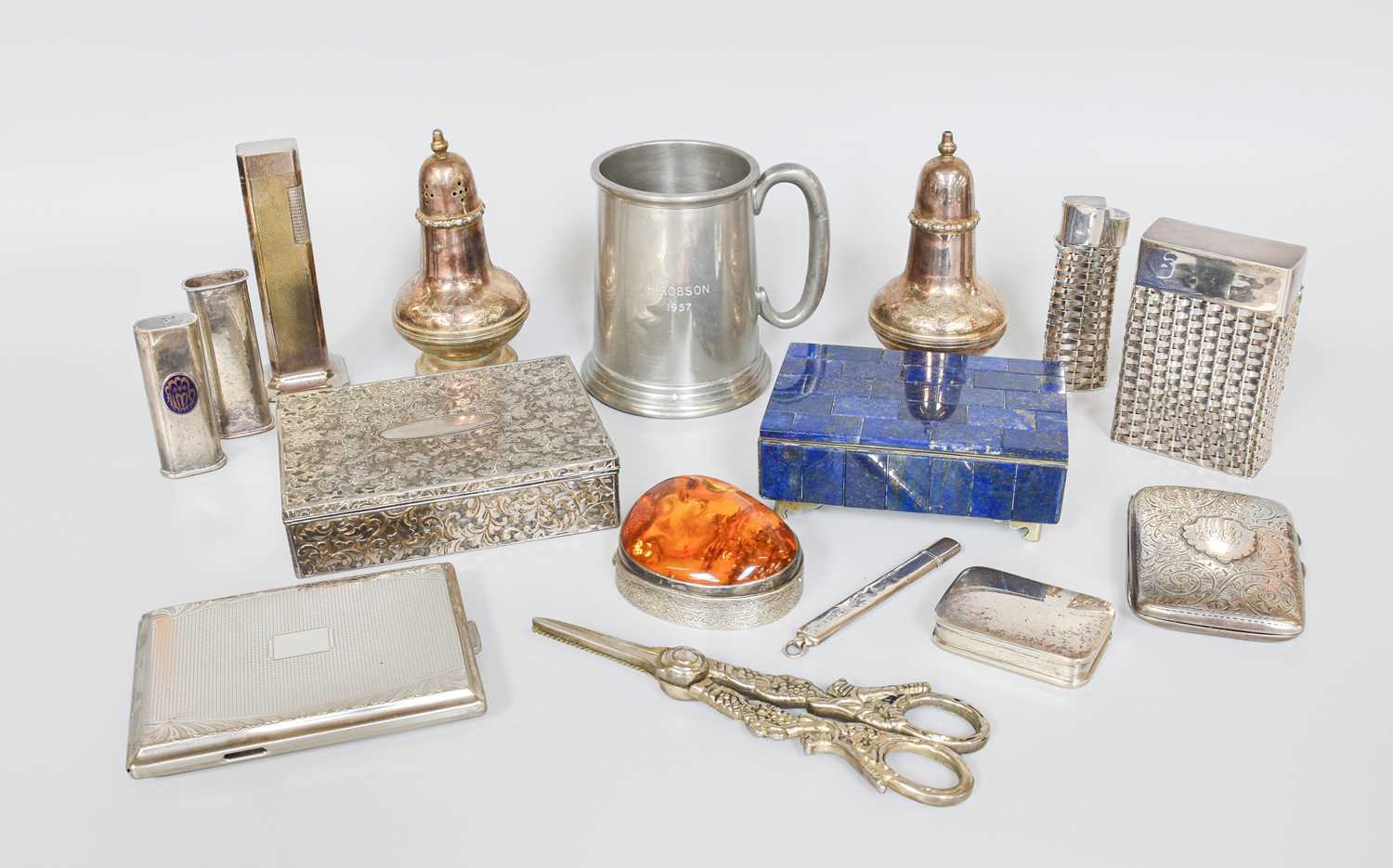Lot 50 - A Collection of Assorted Silver and Other...