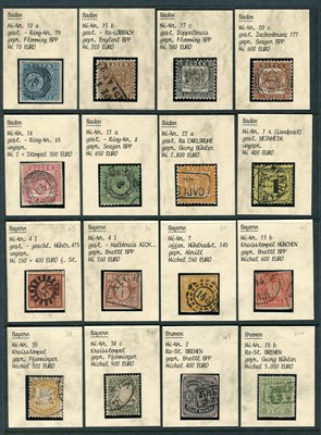 Lot 80 - Germany: German States