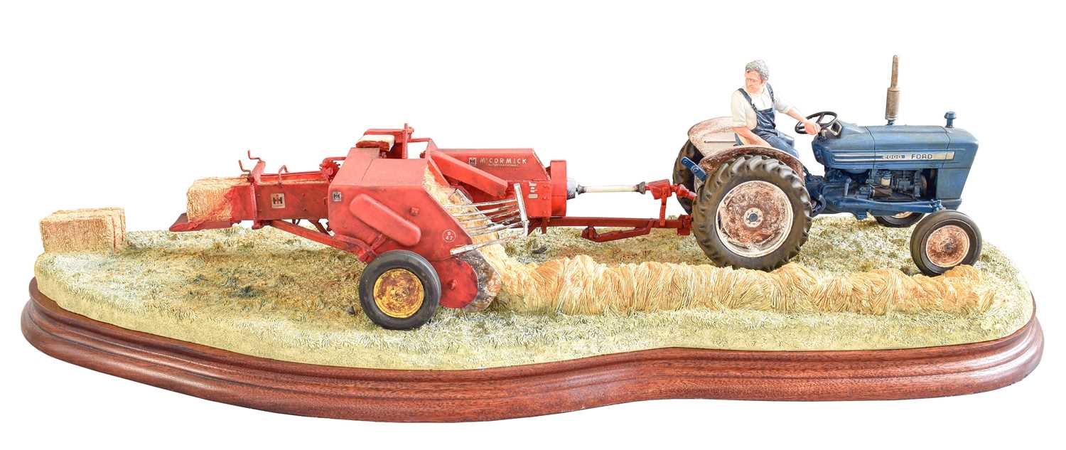 Lot 42 - Border Fine Arts 'Hay Baling', model No. B0738...