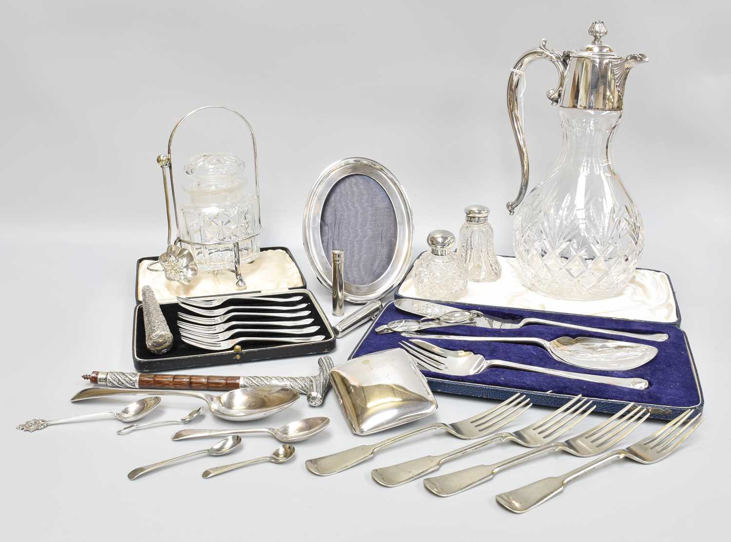 Lot 86 - A Collection of Assorted Silver and Silver...
