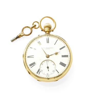 Lot 301 - An 18 Carat Gold Open Faced Pocket Watch,...