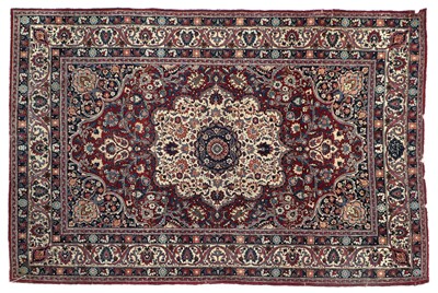 Lot 584 - Mashad Rug North East Iran, circa 1900 The...