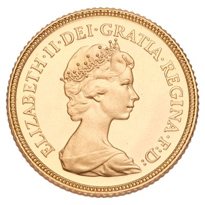 Lot 233 - Elizabeth II, Proof Half Sovereign 1980;...