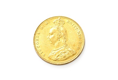 Lot 318 - Victoria, Sovereign 1887; very fine