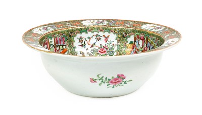 Lot 157 - A Cantonese Porcelain Basin, mid 19th century,...