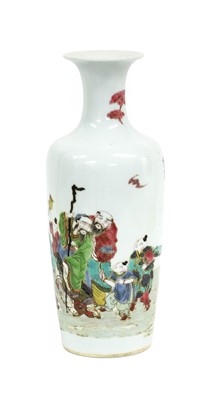 Lot 143 - A Chinese Porcelain Vase, in Kangxi style, of...