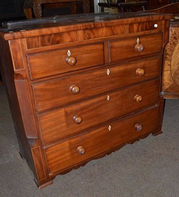 Lot 744 - A Victorian four height chest of drawers