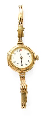 Lot 313 - A Lady's 9 Carat Gold Wristwatch, case stamped...