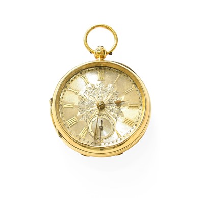 Lot 311 - An 18 Carat Gold Pocket Watch