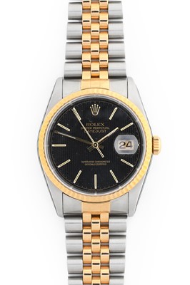 Lot 2175 - Rolex: A Steel and Gold Automatic Calendar...