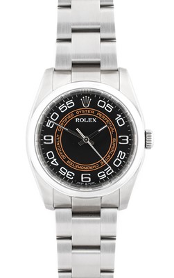 Lot 2166 - Rolex: A Stainless Steel Automatic Centre...