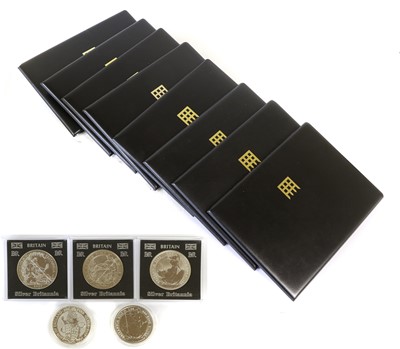 Lot 293 - Assorted Silver Proof Coins and Coin Covers,...