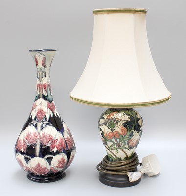 Lot 135 - A Modern Moorcroft Pottery Vase, "Desert Ivory"...
