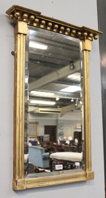 Lot 1224 - A Regency Gilt Framed Inverted Break Front...