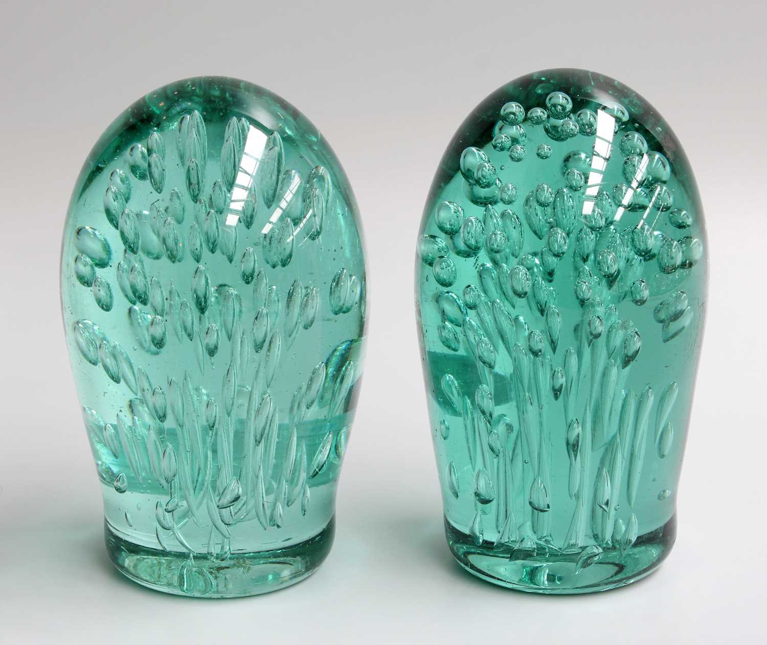 Lot 116 - Two Victorian Sunderland Glass Dumps, with...