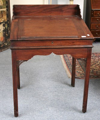 Lot 1284 - A 19th Century Mahogany Clerks Desk, with...