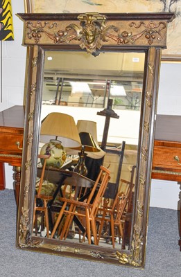 Lot 1202 - A Large Rectangular Wall Mirror, early 20th...