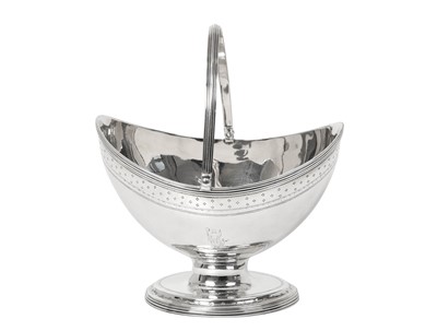 Lot 2226 - A George III Provincial Silver Sugar-Basket