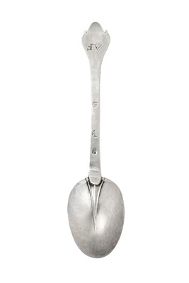 Lot 2227 - A Charles II Provincial Silver Trefid-Spoon