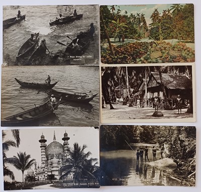 Lot 260 - Singapore and Malaya Postcards. Approximately...