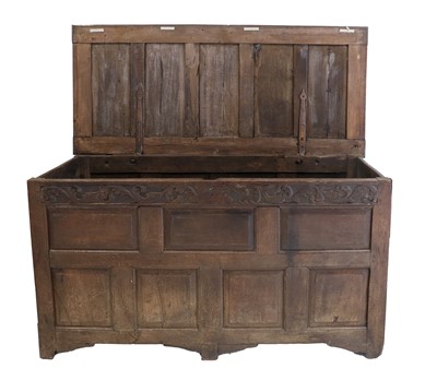 Lot 757 - A Late 17th/Early 18th Century Joined Oak...