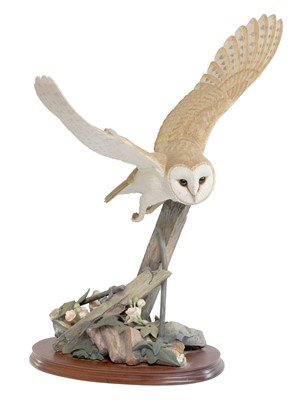 Lot 184 - Border Fine Arts 'Silent Wings' (Barn Owl),...