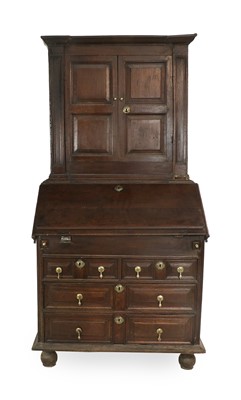 Lot 12 - A Late 17th Century Provincial Oak Bureau...