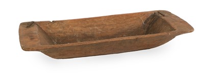 Lot 4 - A Primitive Dug-Out Dough Bowl, 19th century,...