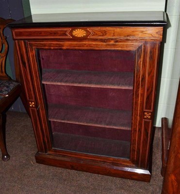 Lot 777 - Rosewood pier cabinet