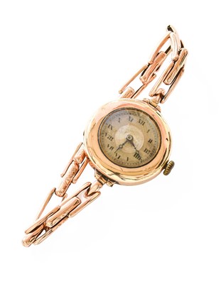 Lot 405 - A 9ct Gold Ladies Wristwatch