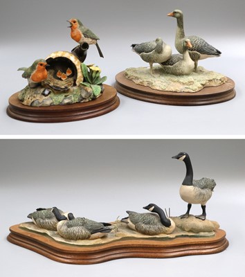 Lot 187 - Border Fine Arts Bird Models Comprising:...