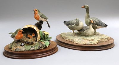 Lot 187 - Border Fine Arts Bird Models Comprising:...