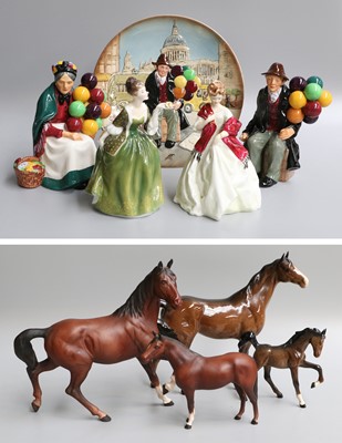 Lot 166 - Royal Doulton Figures, including 'The Old...