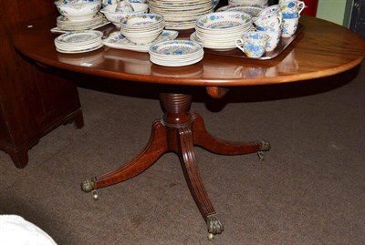 Lot 780 - Mahogany breakfast table