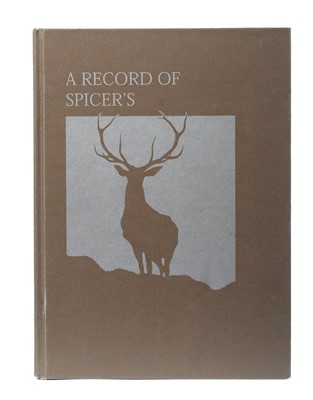 Lot 185 - Natural History Books: A Record of Spicers,...