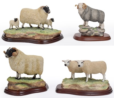 Lot 244 - Limited Edition Sheep Models by J. Anne Butler,...