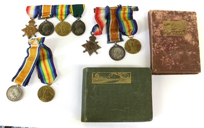 Lot 25 - Three First World War Medal Groups to the...