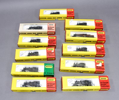 Lot 3353 - Hornby Minitrix N Gauge Locomotives