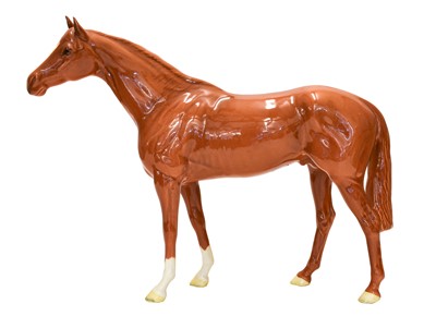 Lot 212 - Beswick Large Racehorse, model No. 1564,...