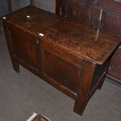 Lot 787 - A 17th century oak coffer