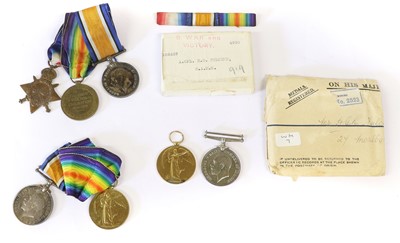Lot 27 - A First World War Trio, awarded to 62...