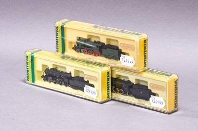 Lot 3363 - Minitrix N Gauge Continental Locomotives