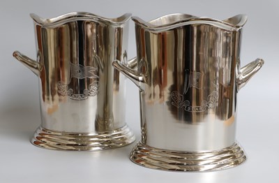 Lot 244 - A Pair of Reproduction Ice Buckets, with...