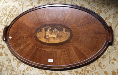 Lot 1382 - An Early 20th Century Mahogany & Marquetry...