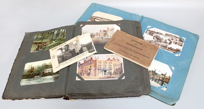 Lot 1230 - Two Vintage Postcard Albums, mostly...