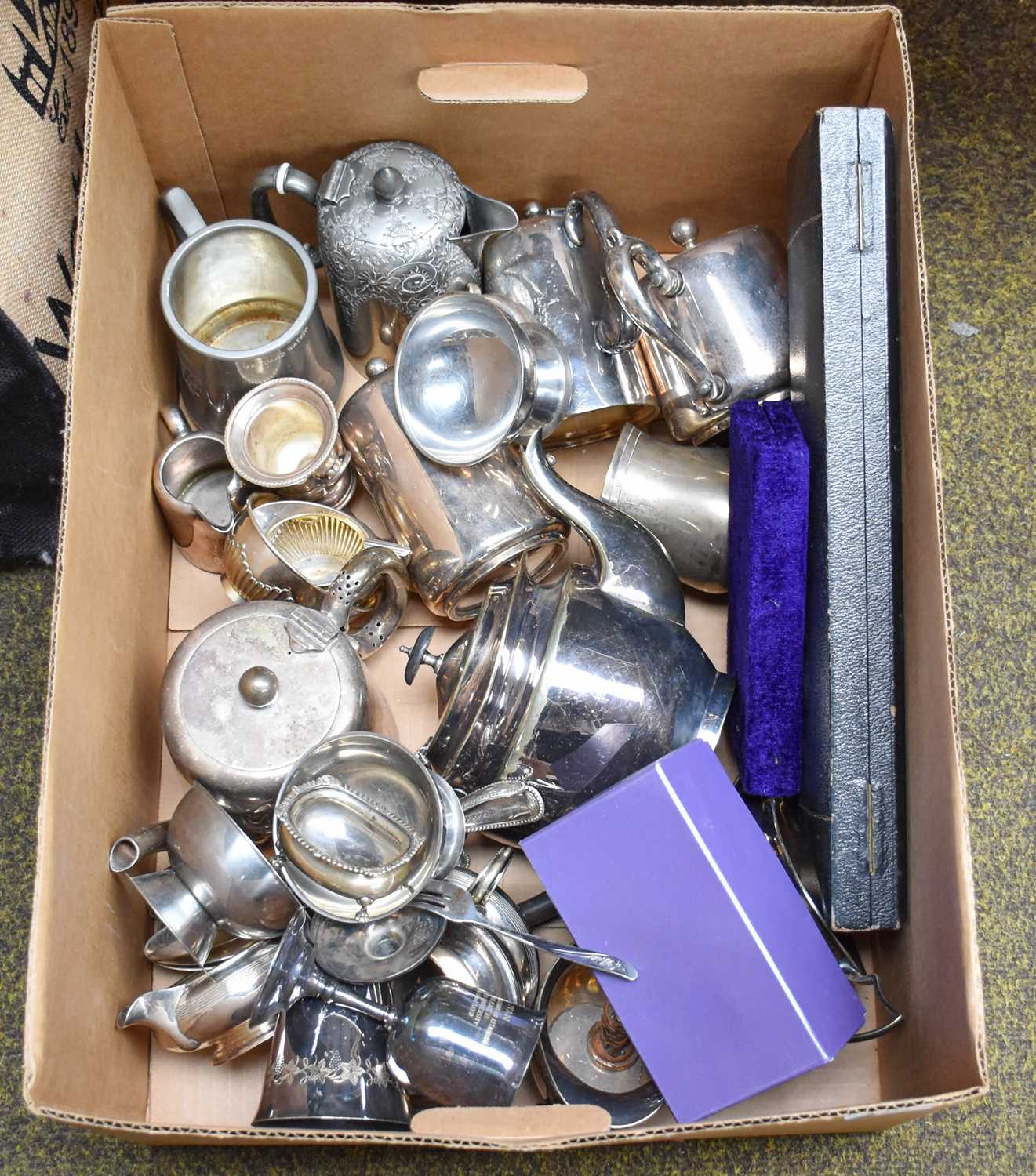 Lot 95 - A Collection of Assorted Silver Plate,...