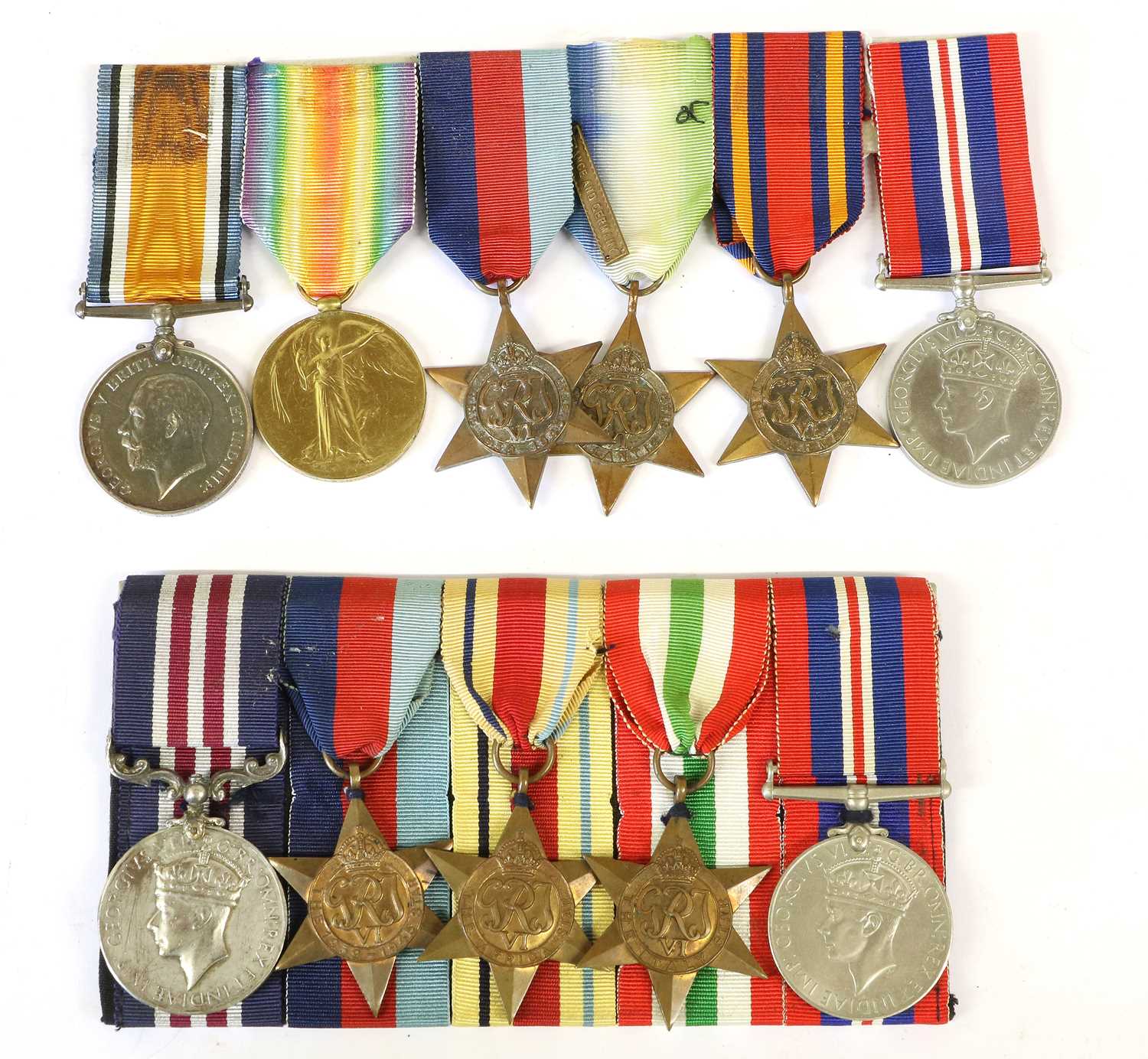 Lot 37 - A First/Second World War Group of Six Medals,...