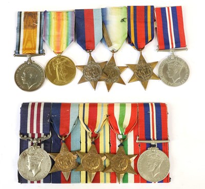 Lot 37 - A First/Second World War Group of Six Medals,...